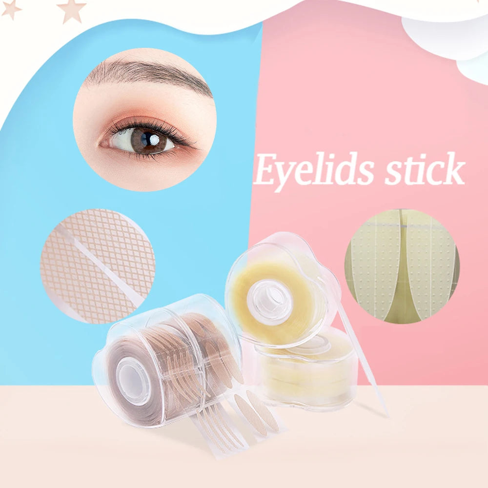 Double Eyelid Sticker Eyelid Tape Eye Lift Clear Beige Color Fold Eyelid Stripe Natural Invisible Big Eyes Makeup Beauty Tools