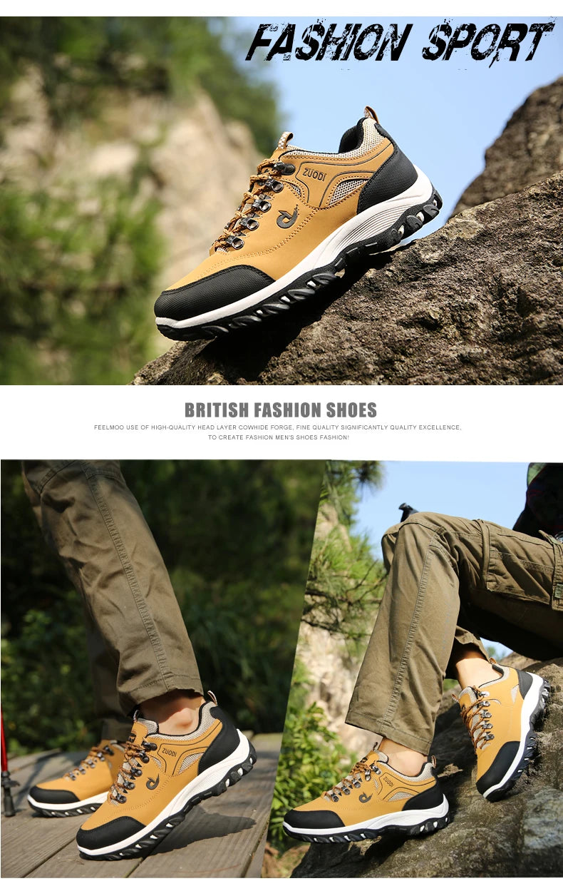 Brand Men Shoes Summer Breathable Sneakers Luxury Outdoor Lightweight Men's Moccasins Trekking Shoes for Men with