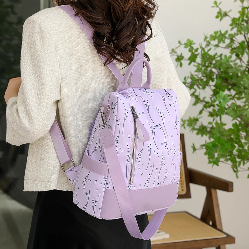 Waterproof Oxford Women Backpack Anti-theft Backpacks Shoulder Bags for Teenager Girls Large Capacity Travel Backpack School Bag