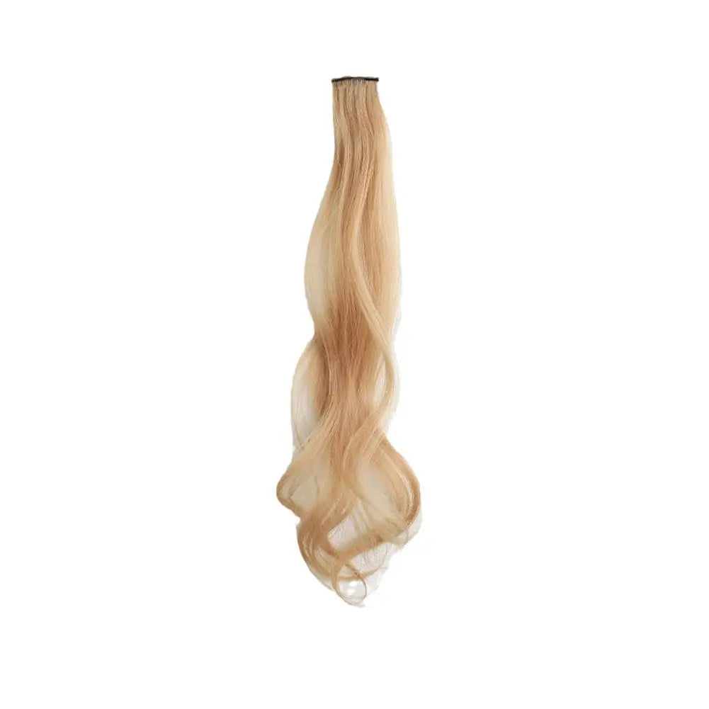 Curled Hair Ear Dye Hair Patches Seamless One Piece Color Highlight Dyed Wig Patch Women's Long Hair Invisible Wig