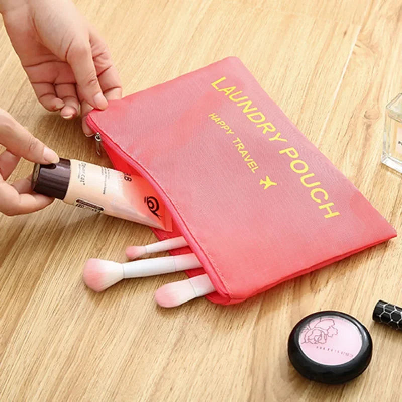 6pcs Travel Storage Organizer Bags Portable Travel Luggage Suitcase Organizer Bags For Women Clothes Shoes Makeup Bag