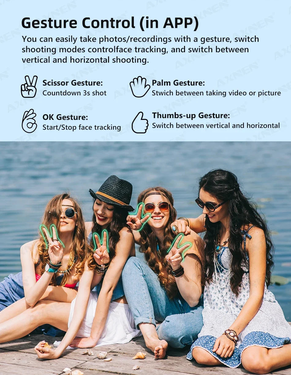 Handheld 3-Axis Smartphone Gimbal Stabilizer with Anti-Shake, Built-in Fill Light, Ideal for iPhone Android Vlogging and Tiktok