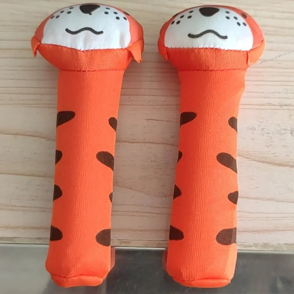 New Baby Animal Hand Bell Rattle Soft Rattle Toy Newborn Educational Rattle Mobiles Baby Toys Cute Plush Bebe Toys 0-12 Months
