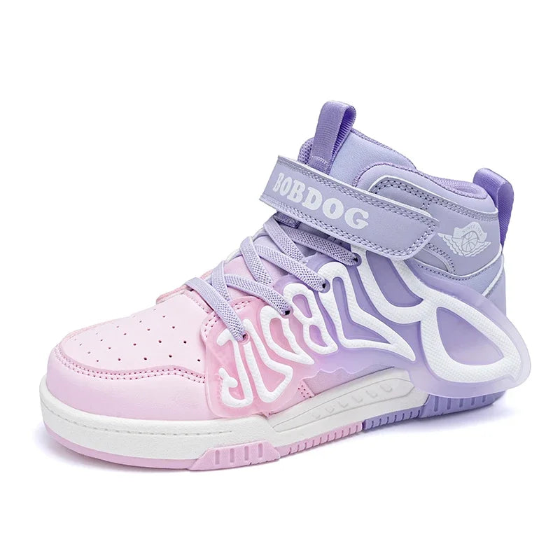 Kids Fashion Sneakers for Boys Girls Mesh Tennis Shoes Breathable Sports Running Shoes Lightweight Children Casual Walking k030