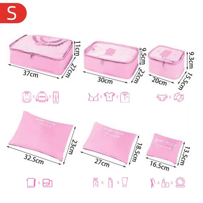 Travel Storage Organizer Bags Portable Travel Suitcase Organizer Bags For Women Clothes Shoes Makeup Bag Luggage Organizer