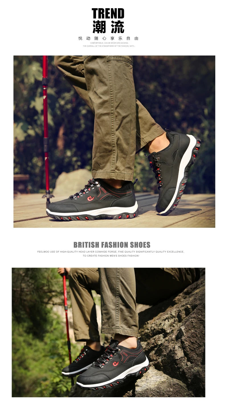 Brand Men Shoes Summer Breathable Sneakers Luxury Outdoor Lightweight Men's Moccasins Trekking Shoes for Men with