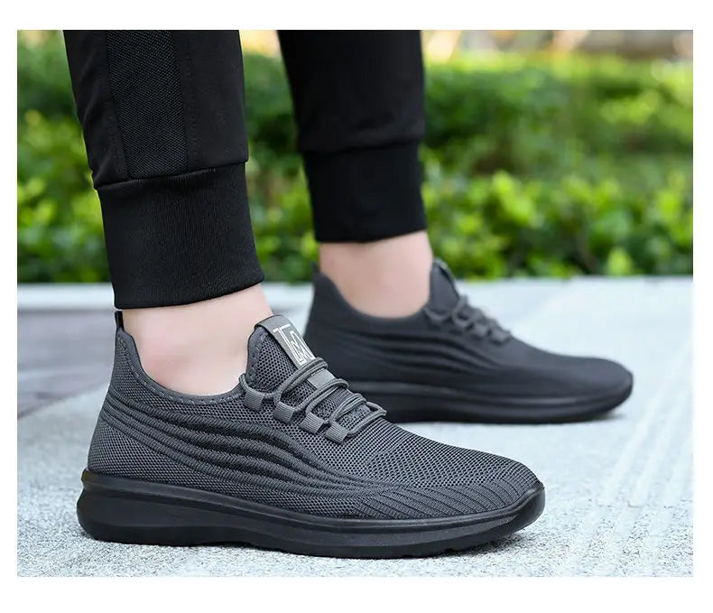 2023 Autumn New Fashion Men Casual Mesh Sports Shoes Men's Comfortable and Lightweight Outdoor Anti slip Men's Shoes Flat Shoes