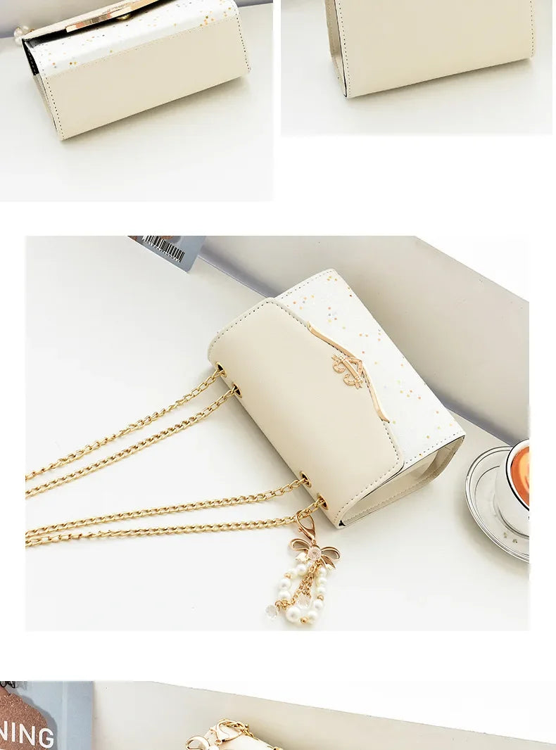 Women Diamonds Shoulder Bags Rhinestone Handbag PU Leather Flap Bag Female Large Capacity Casual Crossobdy Clutch Bag Fashion