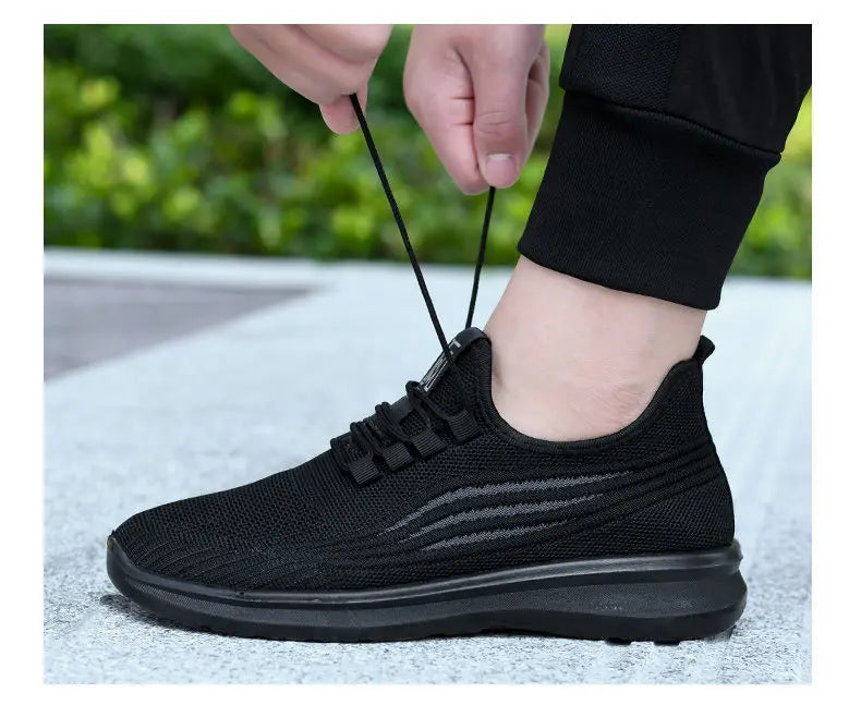 2023 Autumn New Fashion Men Casual Mesh Sports Shoes Men's Comfortable and Lightweight Outdoor Anti slip Men's Shoes Flat Shoes