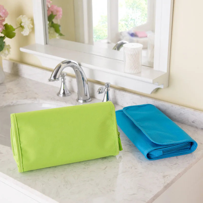4PCS In 1 Travel Separable Cosmetic Bag Women Mesh Make Up Bags Beautician Toiletry Makeup Brushes Lipstick Storage Organizer