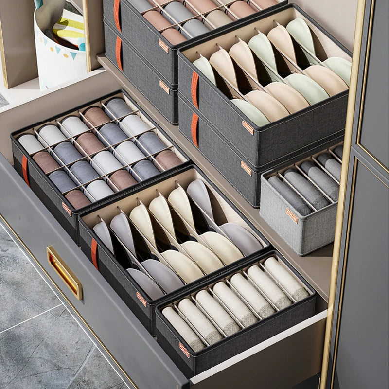 Underwear Socks Bra Storage Box Cabinet Drawer Organizer Storage Multifunctional Clothes Arrange Household Classified Storage