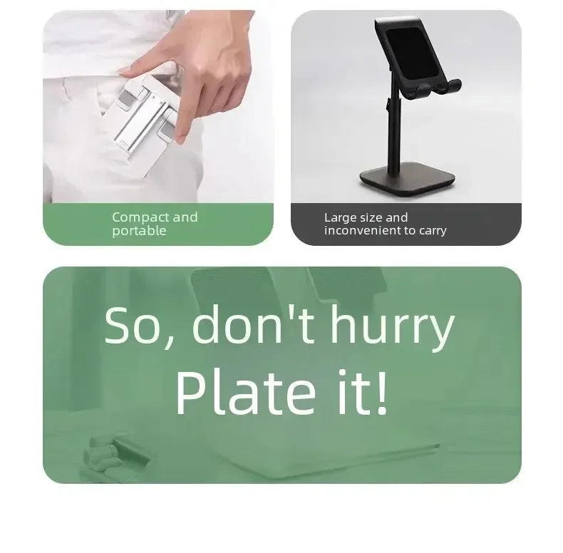 Desk Mobile Phone Holder Stand For iPhone IPad Xiaomi Adjustable Desktop Tablet Holder Universal Table Cell Phone Stand