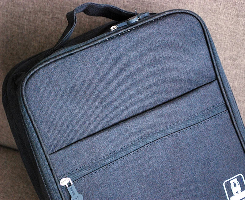 2023 Black Gray Portable Shoe Bag For Travel Waterproof Storage Organizer Fashion Suitcase Organizers Travel Shoes Storage Bag