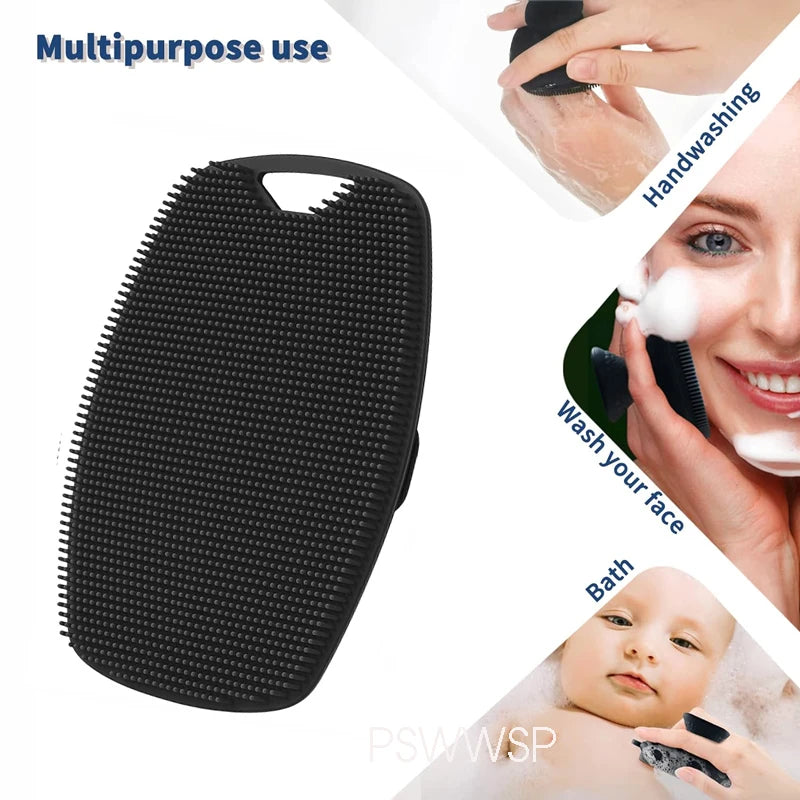 Silicone Face Scrubber Facial Cleansing Brush Silicone Face Wash Brush for Men and Women Manual Cleansing Skin Care Face Brushe