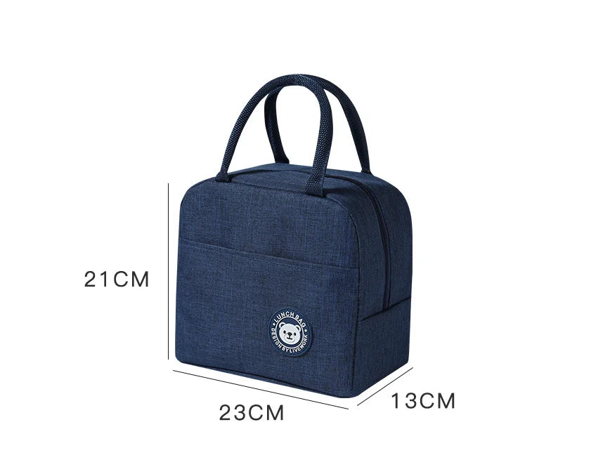 Portable Cooler Bag Ice Pack Lunch Box Insulation Package Insulated Thermal Food Picnic Bags Pouch For Women Kids Children Bag