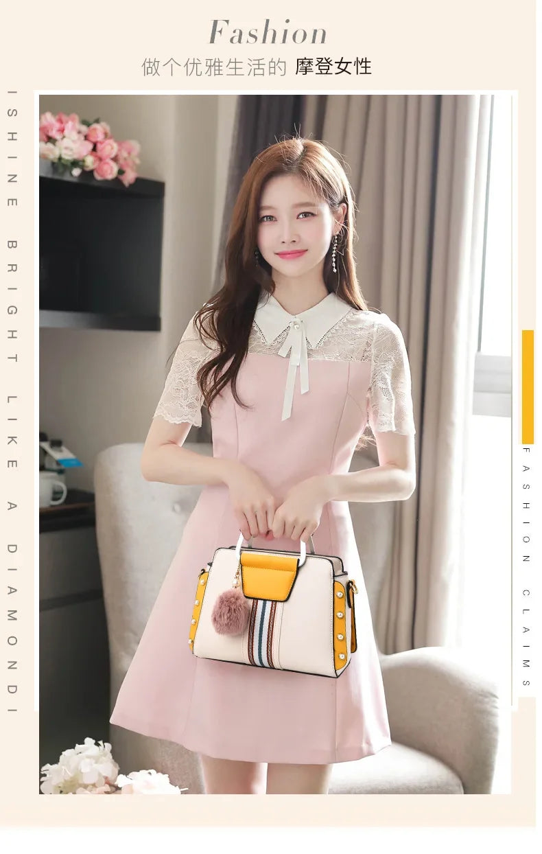 New Women  Bag for 2024 shoulder luxury designer handbag women Handbags Fashion all-in-one bag advanced texture simple bag