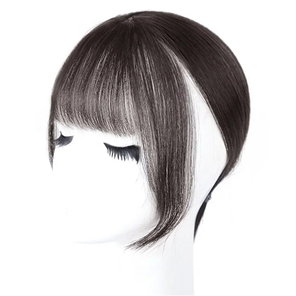 3D Air Bangs Wig Female French Bangs Natural Invisible Patch Internet Celebrity Face Shaping Fake Bangs Hair Piece