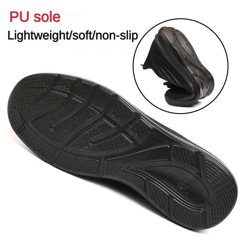 2023 Autumn New Fashion Men Casual Mesh Sports Shoes Men's Comfortable and Lightweight Outdoor Anti slip Men's Shoes Flat Shoes