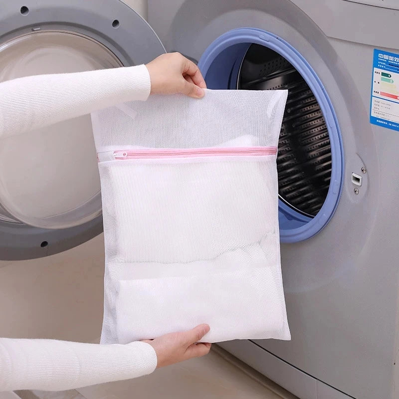 3 Size Zipped Laundry Bags Reusable Washing Machine Clothing Care Washing Bag Mesh Net Bra Socks Lingerie Underwear Laundry Bags