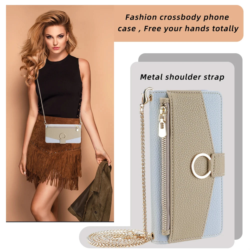 New Fashionable Multi-color Patchwork Flip Leather Phone Case with Lanyard Nokia C12 Pro X10-X20 G21-G11 G10-G20 C20 1.4