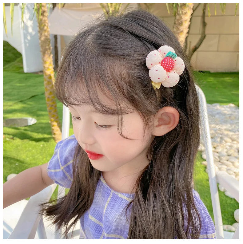[8-Piece Set] Children's Bow Summer Hairpin Girls Hair Accessories 2022 New Clip Sweet Cute Baby Princess Headwear