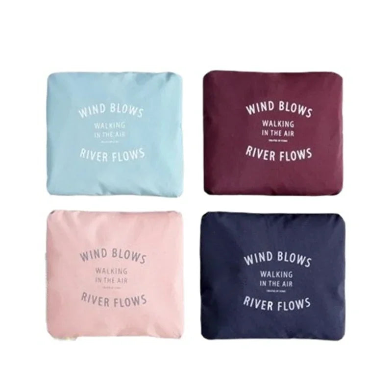 Foldable Travel Bags Large Capacity Clothes Luggage Organizer Waterproof Handbags Women Men Travel Clothes Storage Organizer