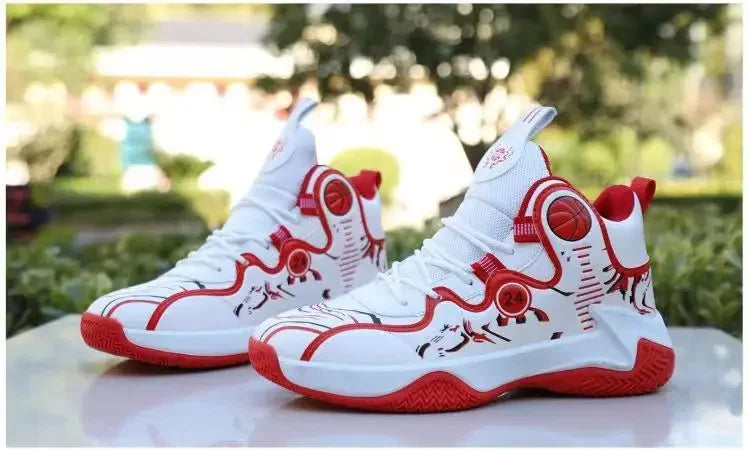 Fashionable High-top Waterproof Leather Basketball Shoes For Men Winter New Arrival Slip-on Motorcycle Boots