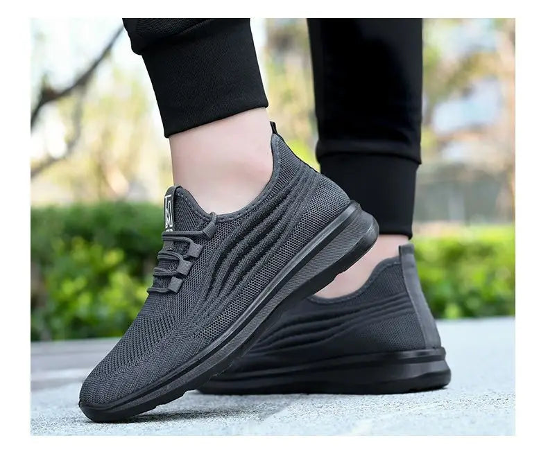 2023 Autumn New Fashion Men Casual Mesh Sports Shoes Men's Comfortable and Lightweight Outdoor Anti slip Men's Shoes Flat Shoes
