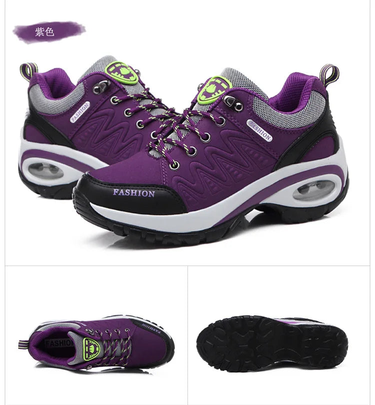 Brand Luxury Womens Sneakers Casual Breathable Tennis Shoes for Women Fashion Lace Up Platform Trainers Women's Hiking Shoes