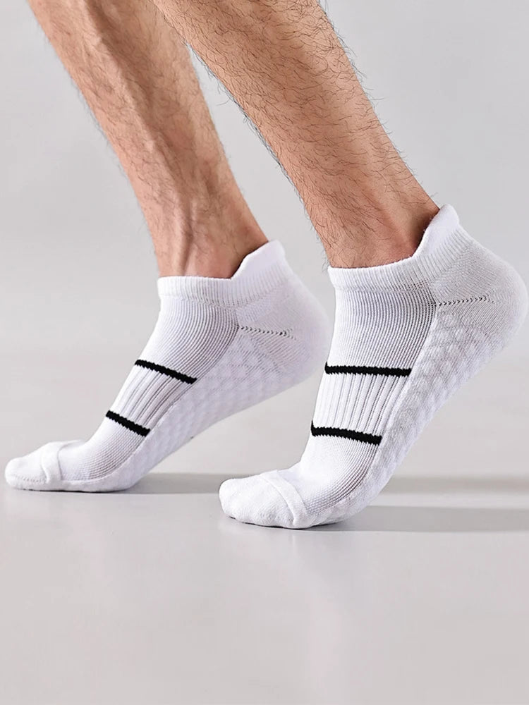 Women Cycling Sports Ankle Socks Cotton Anti Slip Sports Soccer Running Hiking Bicycle Sock Camping Football Basketball Socks