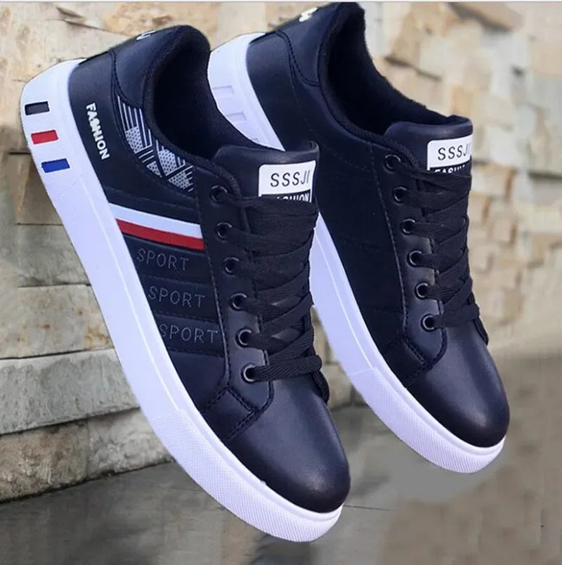 Fashion Sneakers Men Vulcanize Shoes Chunky Flat Comfortable Spring Autumn Platform Mens Shoes Sports Casual White Shoes