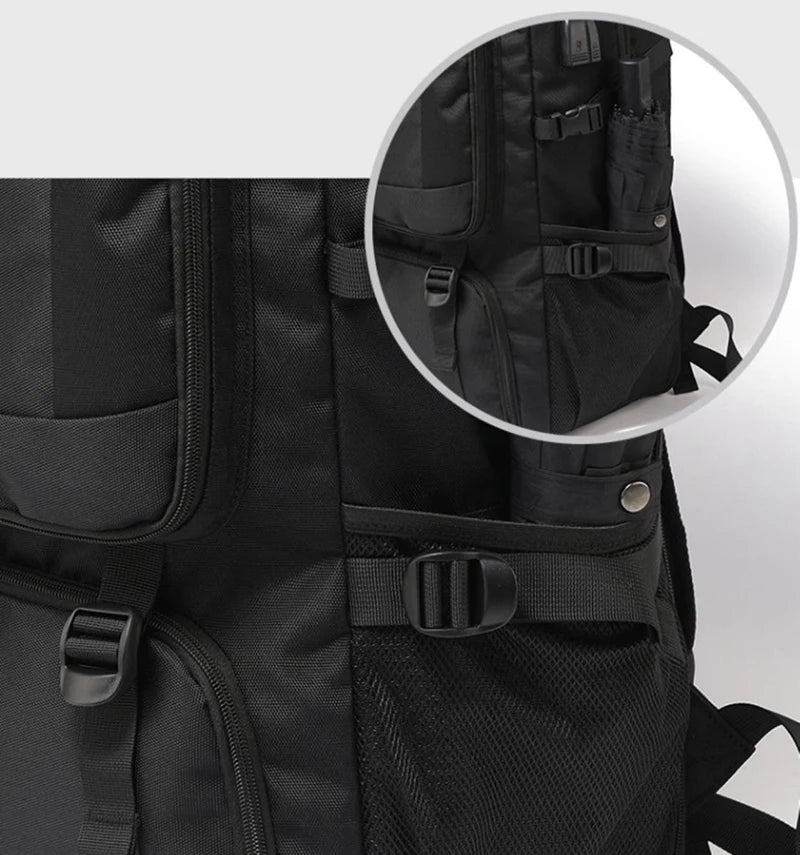 50L 80L Large Travel Backpack Men Casual Separate Shoe Compartment Business Bag Waterproof  Outdoor Sports Man Storage Backpacks