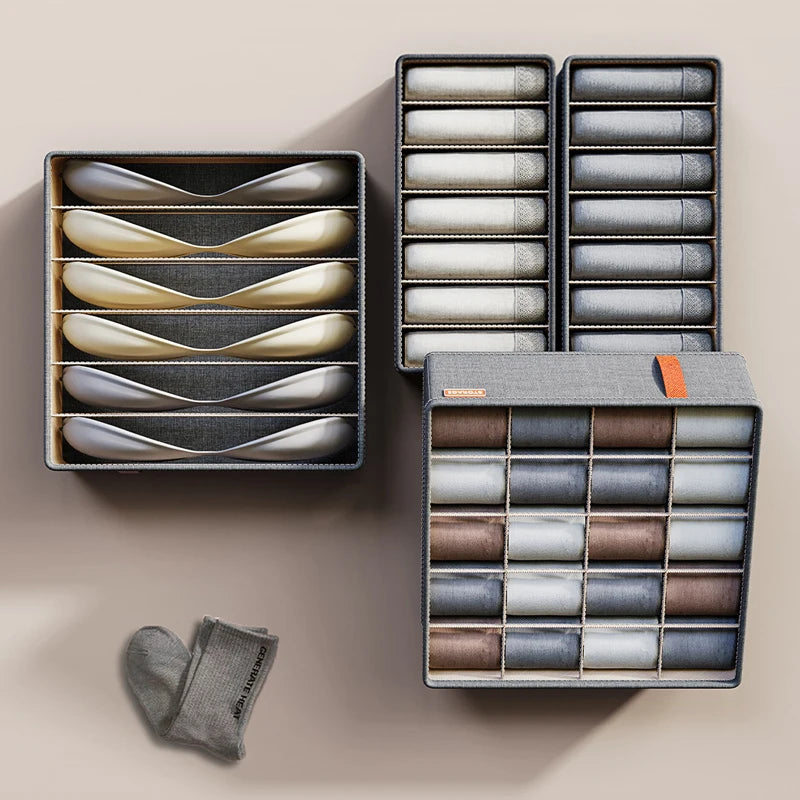 Underwear Socks Bra Storage Box Cabinet Drawer Organizer Storage Multifunctional Clothes Arrange Household Classified Storage