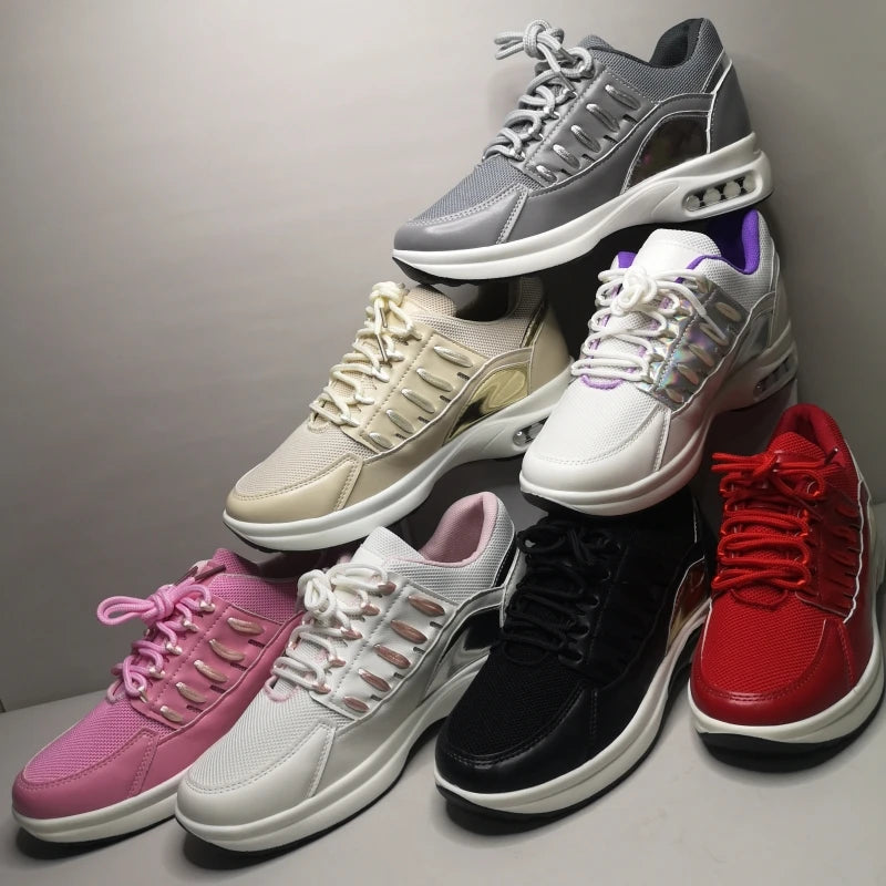 Fashion Women Sneakers 2024 Platform Casual Shoes For Women Tennis Shoes Pluis Size Sport Shoes Running Shoes Mesh Breathable 42