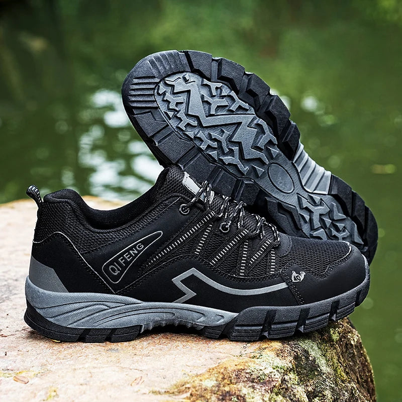 2023 Women Outdoor Casual Shoes Summer Breathable Mesh Hiking Sneakers Female Light Trekking Footwear Flat Fashion Climbing Work