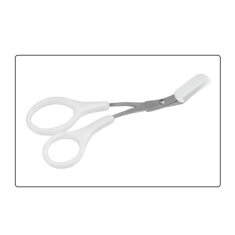 Eyebrow Trimmer Scissor Beauty Products for Women Eyebrow Scissors  with Comb Stainless Steel Makeup Tools Beauty Scissors