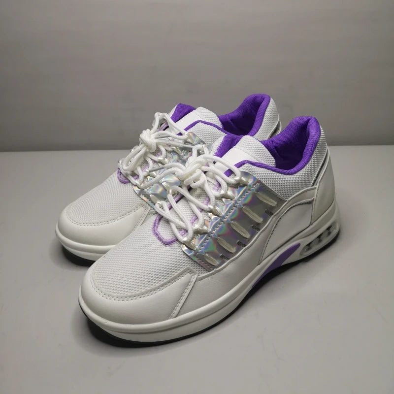 Fashion Women Sneakers 2024 Platform Casual Shoes For Women Tennis Shoes Pluis Size Sport Shoes Running Shoes Mesh Breathable 42