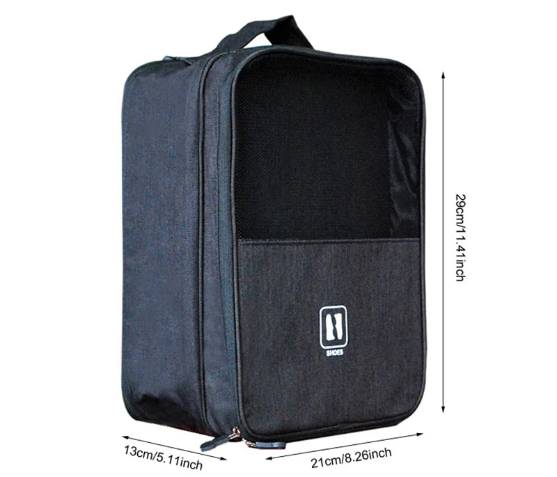 2023 Black Gray Portable Shoe Bag For Travel Waterproof Storage Organizer Fashion Suitcase Organizers Travel Shoes Storage Bag