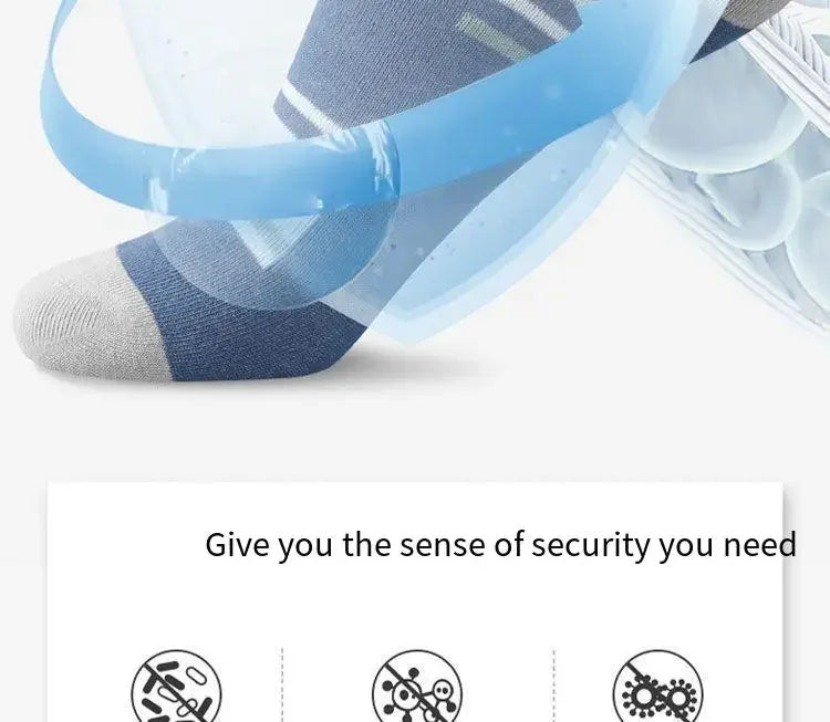 Men's Pure Cotton Socks Spring Striped Casual Socks Men's Anti-odor Antibacterial Business Socks High Quality Sports Sock Meias