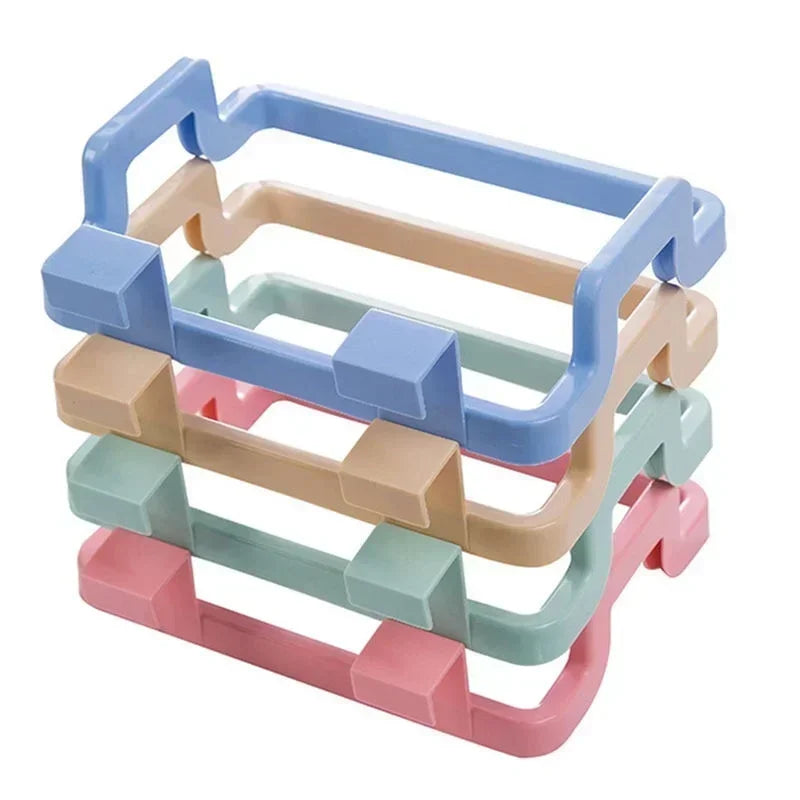 1 Pcs Hanging Trash Bag Rack Garbage Bag Rack Rubbish Bag Storage Rack Holder Portable Cabinet Kitchen Gadgets Organizer