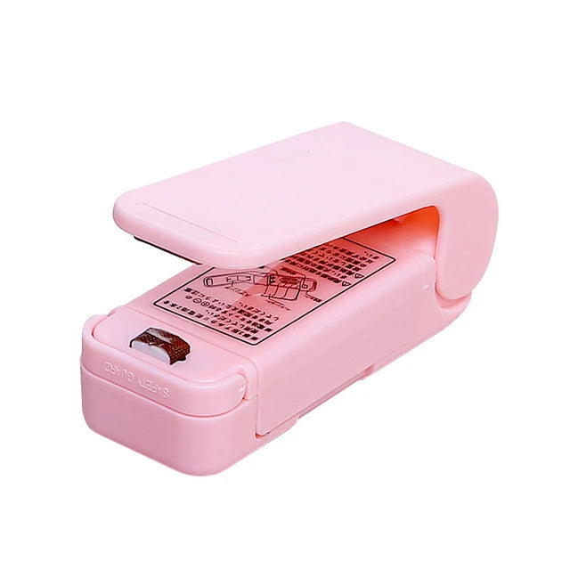Mini Heat Bag Sealing Machine Package Sealer Bags Thermal Plastic Food Bag Closure Portable Sealer Packing Kitchen Accessories