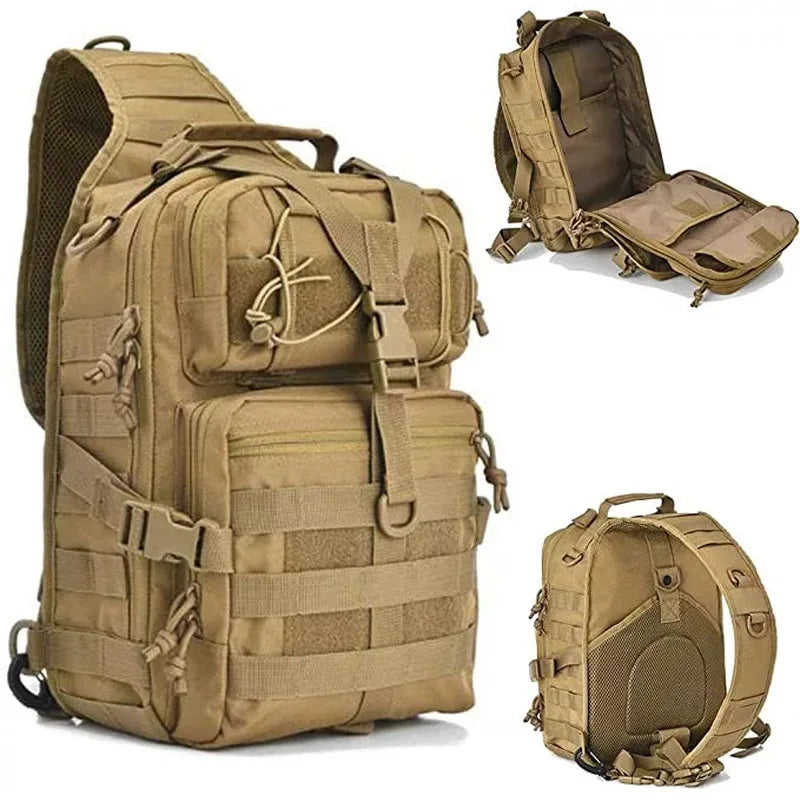 Travel Backpack Expandable Pack Crossbody Sling Bag Waterproof Rucksack Bag Outdoor Hiking Camping Pack Man Fitness Shoulder Bag