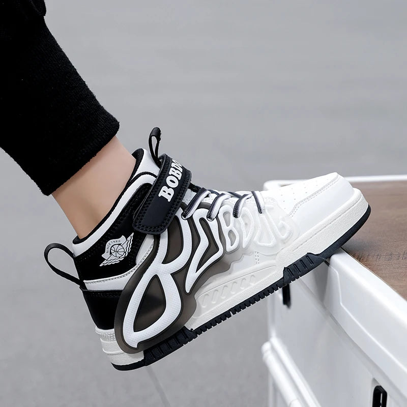 Kids Fashion Sneakers for Boys Girls Mesh Tennis Shoes Breathable Sports Running Shoes Lightweight Children Casual Walking k030