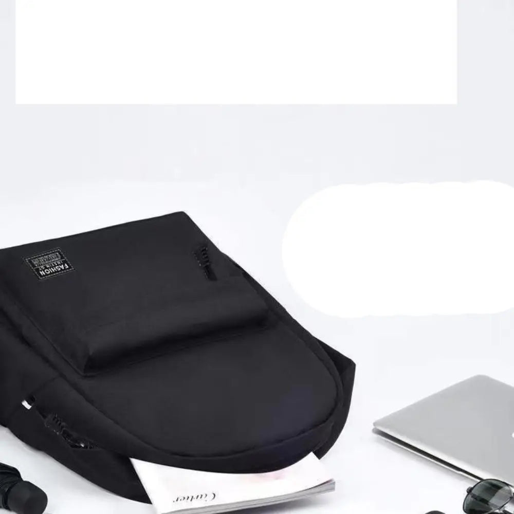 Men's Trendy Men's Minimalist Backpack Versatile Backpack Large Capacity Student Backpack Computer Travel Bag Washable  Backpack