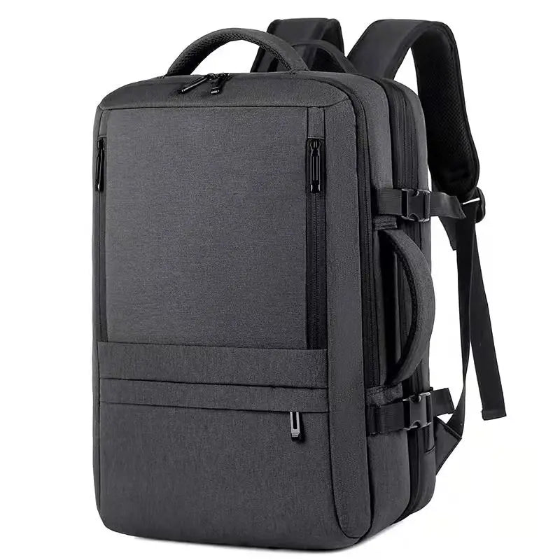 Men's Business Waterproof Multi-Function Backpack USB Charging 17 "Laptop Bag Can Be Extended Large Capacity Travel Backpack New