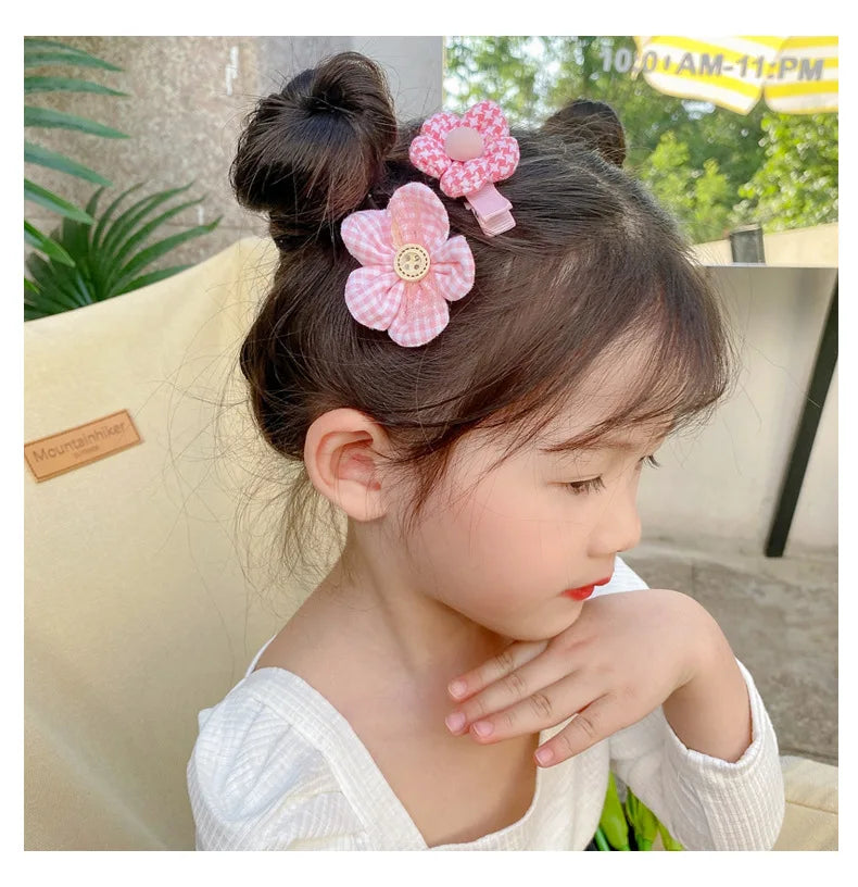 [8-Piece Set] Children's Bow Summer Hairpin Girls Hair Accessories 2022 New Clip Sweet Cute Baby Princess Headwear