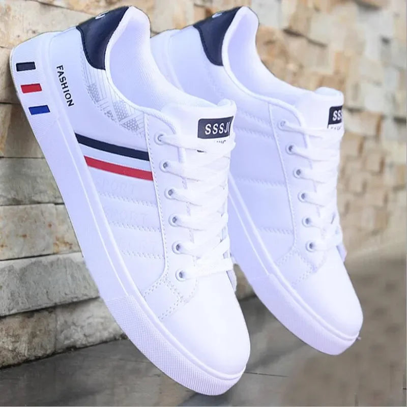 Fashion Sneakers Men Vulcanize Shoes Chunky Flat Comfortable Spring Autumn Platform Mens Shoes Sports Casual White Shoes