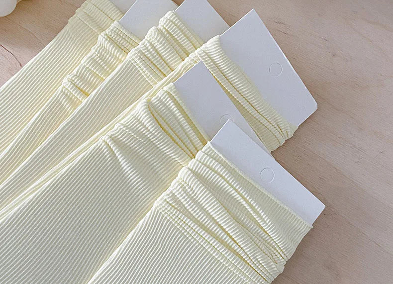 INS Women Girls Summer Thin Long Socks Ice Velvet Soft Breathable Pile of Socks Solid Black White Beige Harajuku High Tube Socks