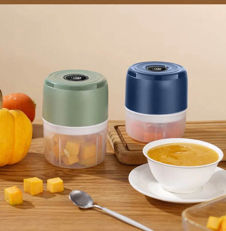 Electric Food Chopper Garlic Crusher Meat Grinder Mini Garlic Press Vegetable Chopper Masher Machine USB Kitchen Gadgets