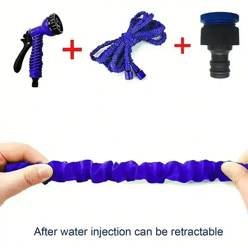 25FT-200FT Garden Hose Expandable Magic Water Pipes Home Garden Daily Watering Tools High-Pressure Car Wash Cleaning Water Gun